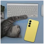 Xiaomi Redmi Note 15 Pro 4G készülékhez szilikon tok 2 mm citromsárga