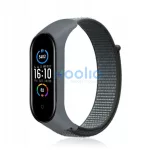 XIAOMI Mi Band 5/6/7 készülékekhez nylon szíj, szürke