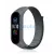 XIAOMI Mi Band 5/6/7 készülékekhez nylon szíj, szürke