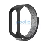 XIAOMI Mi Band 5/6/7 készülékekhez nylon szíj, szürke