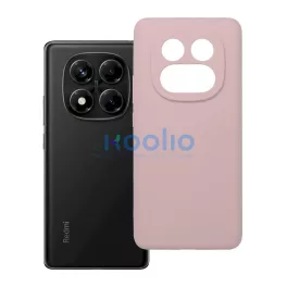   Xiaomi Redmi Note 14 Pro 4G készülékhez szilikon tok, 2 mm, púderrózsaszín