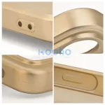 Xiaomi Redmi 12C készülékhez tok metál arany