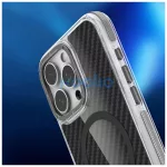 Xiaomi Redmi 14C / POCO C75 4G készülékhez Fiber tok MagSafe kompatibilis szürke