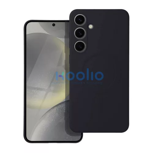 Xiaomi Redmi 15C készülékhez Silicone Mag Cover MagSafe-kompatibilis tok, fekete