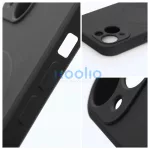 Xiaomi Redmi 15C készülékhez Silicone Mag Cover MagSafe-kompatibilis tok, fekete