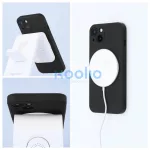 Xiaomi Redmi 15C készülékhez Silicone Mag Cover MagSafe-kompatibilis tok, fekete