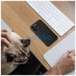 Xiaomi Redmi 15C készülékhez Silicone Mag Cover MagSafe-kompatibilis tok, fekete