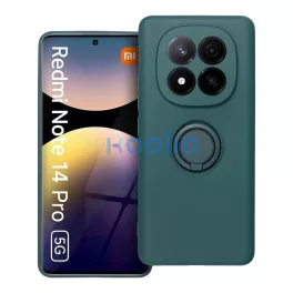   Xiaomi Redmi Note 14 Pro 5G készülékhez Silicone Ring tok zöld
