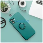 Xiaomi Redmi Note 14 Pro 5G készülékhez Silicone Ring tok zöld