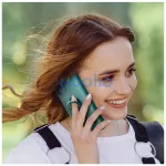 Xiaomi Redmi Note 14 Pro Plus 5G készülékhez tok szilikon gyűrűvel, zöld