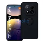 Xiaomi Redmi Note 14 Pro 5G készülékhez Silicone Ring tok, fekete