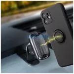 Xiaomi Redmi Note 14 Pro 5G készülékhez Silicone Ring tok, fekete