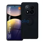 Xiaomi Redmi Note 14 Pro Plus 5G készülékhez szilikon gyűrűs tok, fekete