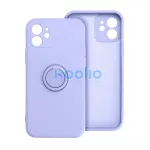 Xiaomi Redmi Note 14 Pro 4G készülékhez Silicone Ring tok lila