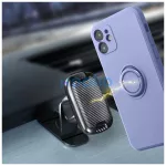 Xiaomi Redmi Note 14 Pro 4G készülékhez Silicone Ring tok lila