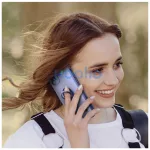 Xiaomi Redmi Note 14 Pro 4G készülékhez Silicone Ring tok lila