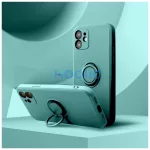Xiaomi Redmi NOTE 14 PRO 4G készülékhez gyűrűs szilikon tok, zöld